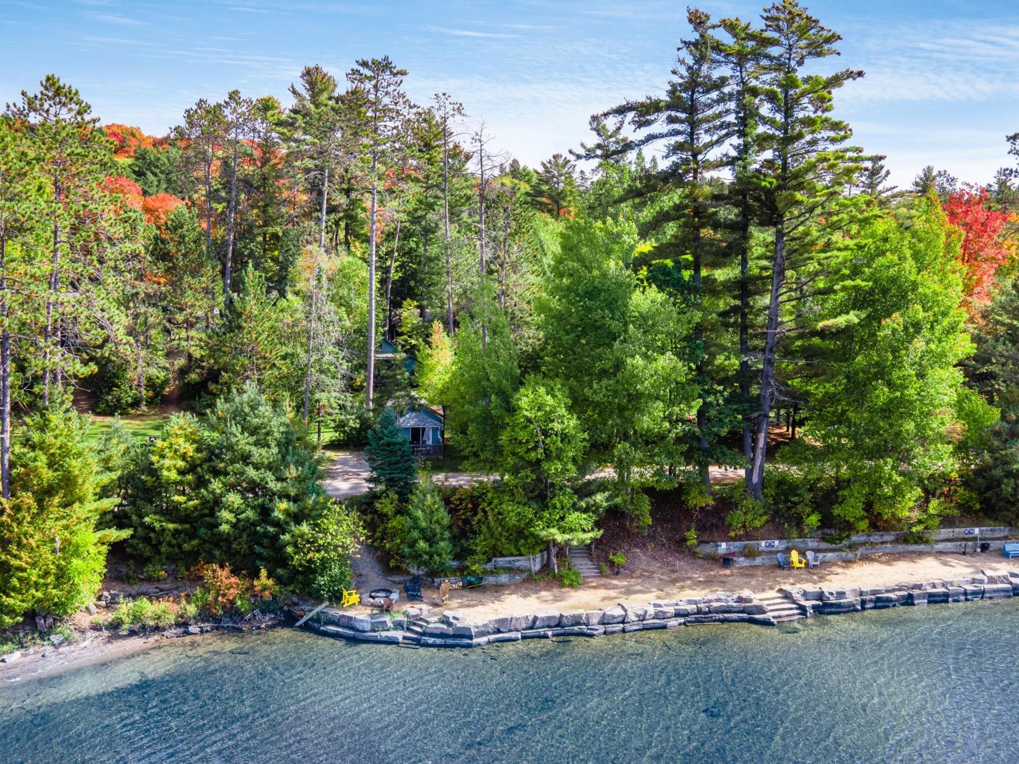 Muskoka Waterfront Retreat Villa Dwight Exterior photo